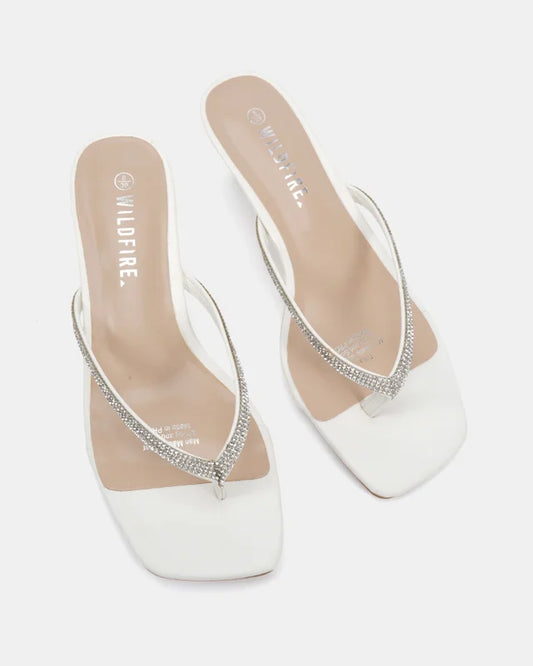 TILKA - BLACK SATIN & WHITE