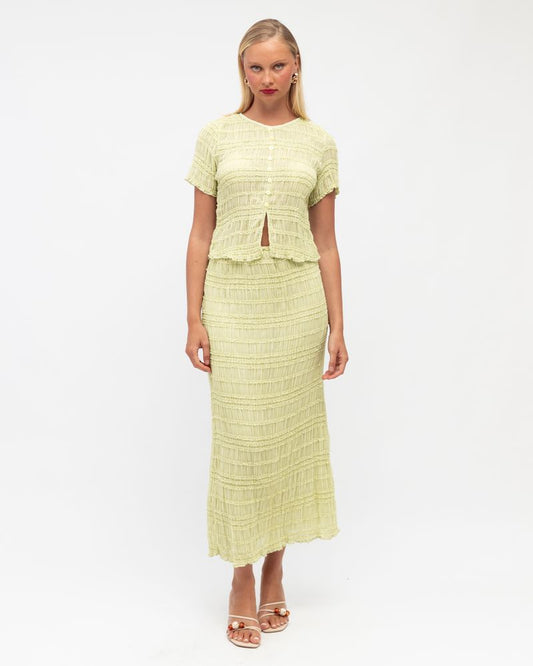 PH12730/O ECRU SLIP SKIRT