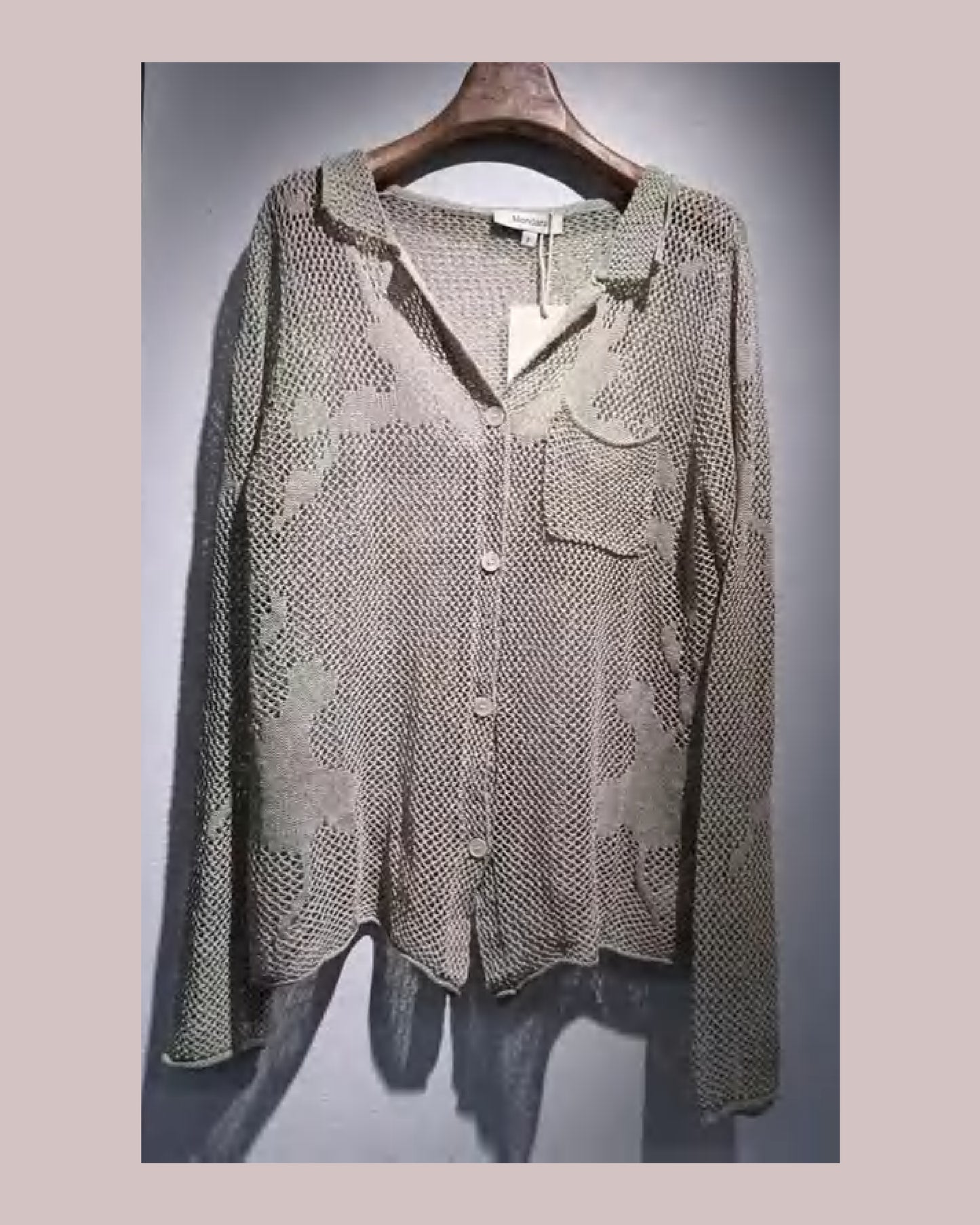 M82404/O CROCHET SHIRT