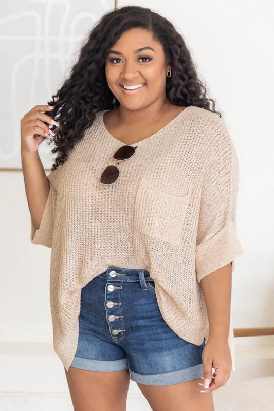 SM_E2290 - OVERSIZED SUMMER SWEATER