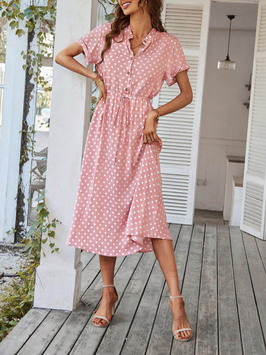 SM_ZK2223026 SPOT MIDI DRESS