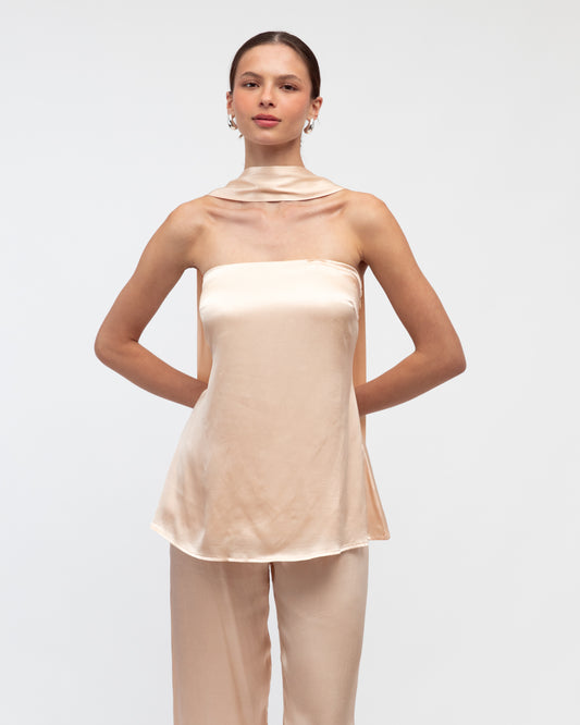 TF11109/O STRAPLESS DRESSY TOP