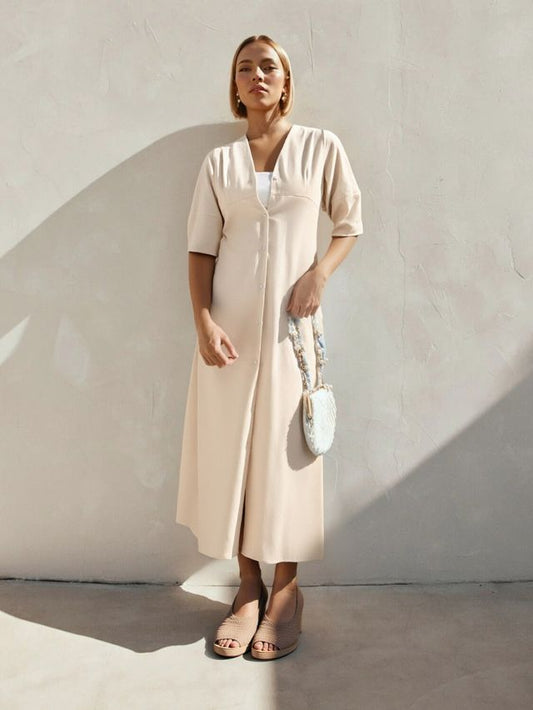 SM_FS_LYQ8344 SUMMER COTTON LINEN MAXI
