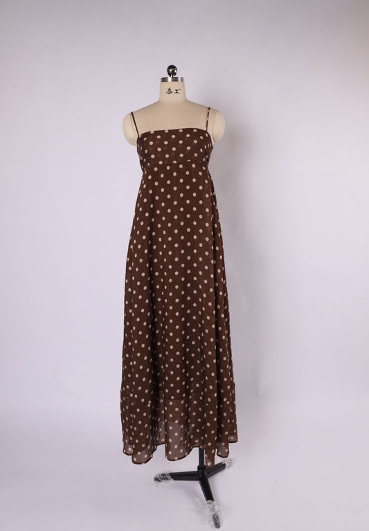 VH23135/O  Polka dots maxi dress