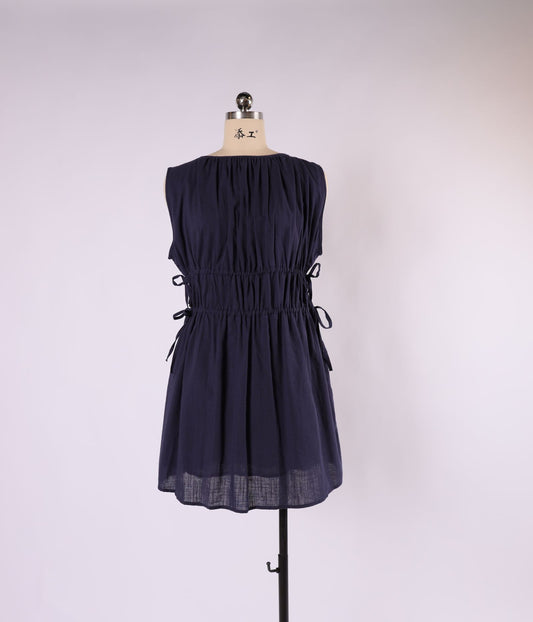 VK00006 - Shirred waist mini dress