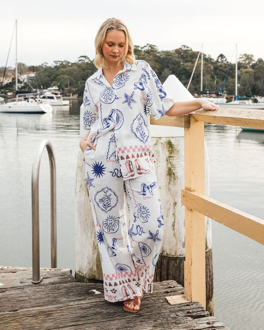 PHE11329-6/O MERMAID COWBOY PANTS