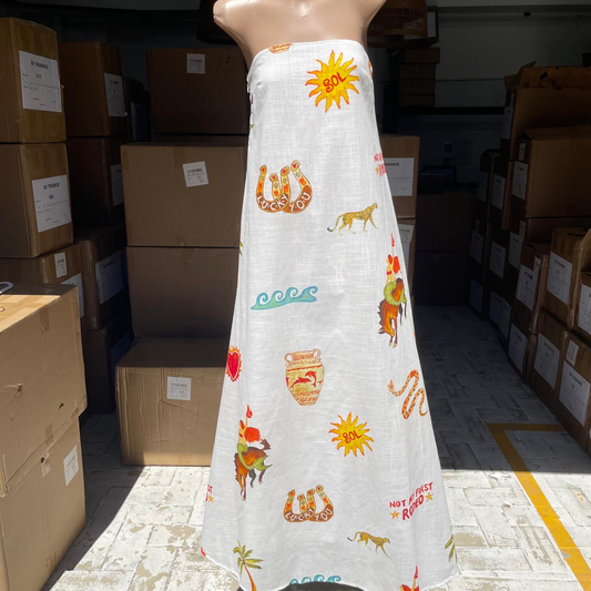 930-52 Mermaid Rodeo Maxi Dress