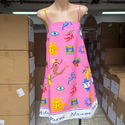 1058-88 Greek Island Mini Dress
