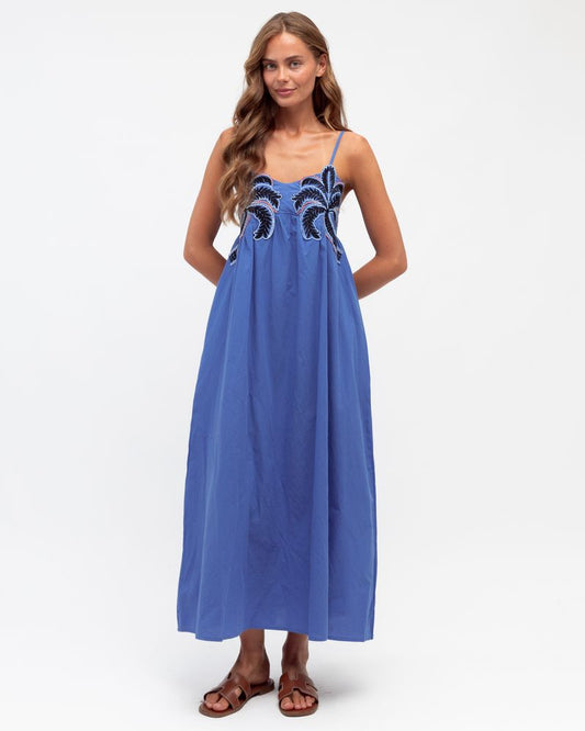 LOL70895-1/O ALICE EMROIDERED MAXI