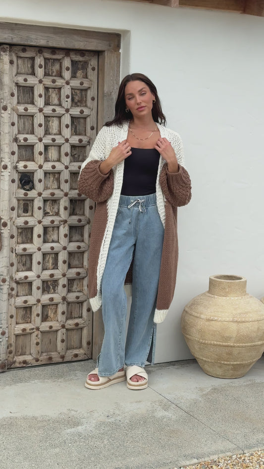 WHITE CHOCOLATE BTL0225 - GETAWAY CARDIGAN