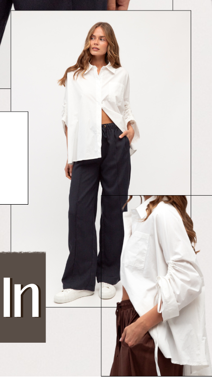 VV11861/O POPLIN OVERSIZED SHIRT