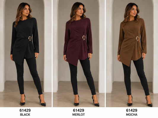 61429/H BUCKLE TOP