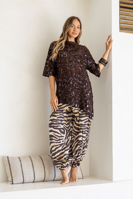 ORCHE LUXE TEE - BTL0825 - COCO SEQUINE