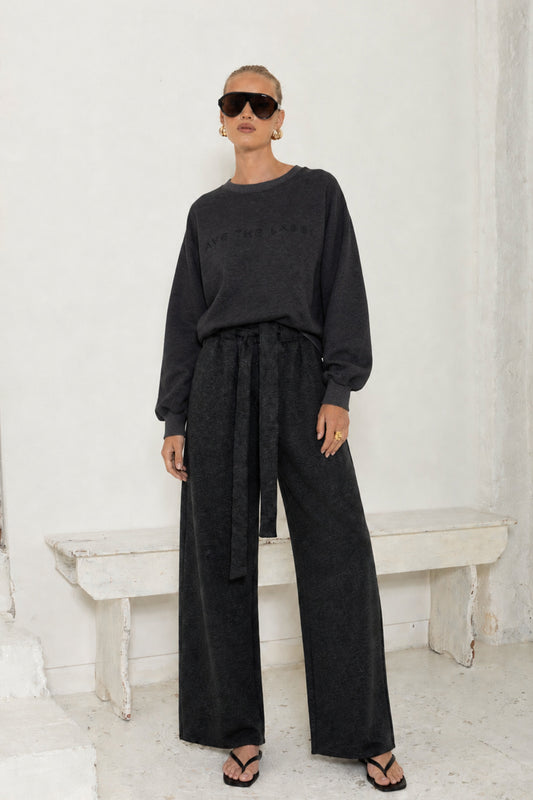 LPE864/H WIDE LEF SWEAT PANTS