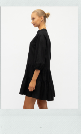 VV8270-17 black shirt dress