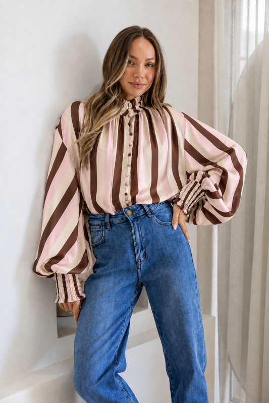 PORTOFINO STRIPE DREAMS - JTL0701 - BLUE & PINK