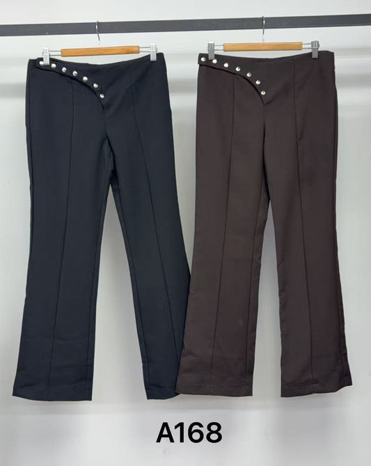 A168 -  BUTTON SIDE PANT