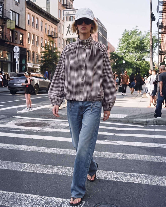 SM_RQ_90703 - CHECK BOMBER JACKET (H4B  H3R)
