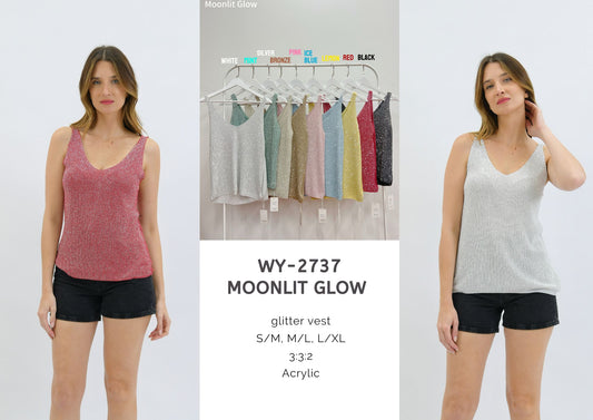 WY-2737 MOONLIT GLOW GLITTER VEST