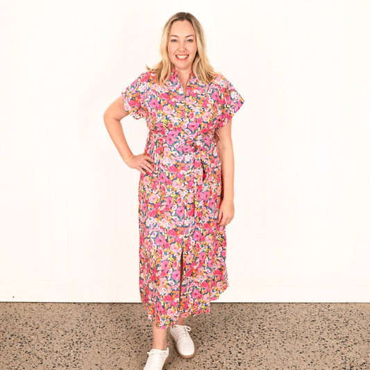 Floral Bouquet "Peyton" Dress