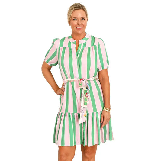 Sorbet Bee Messenger "Mackenzie" Dress - 2438
