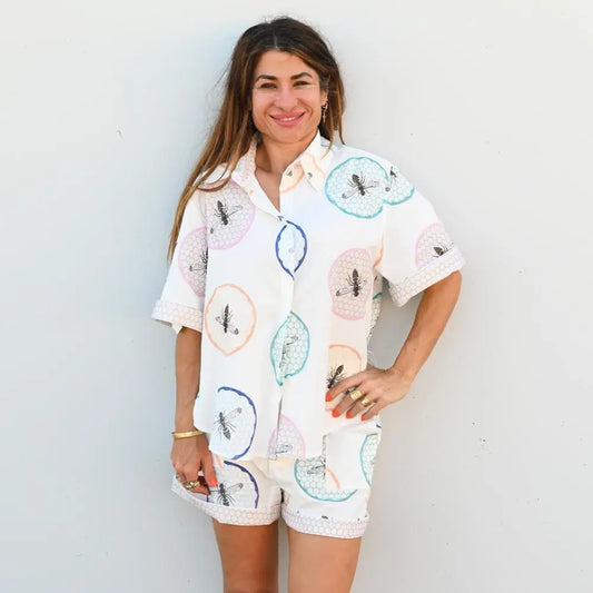 Honeycomb Bee "Kirra" Top - 2473