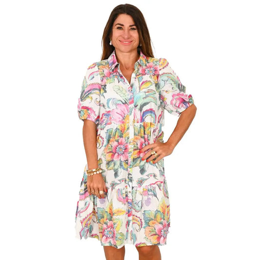 Spring Blooms "Ellie" Dress 2585