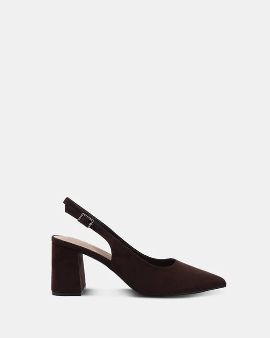 Yvette Mule Suede - BLACK,CHOCOLATE,BEIGE