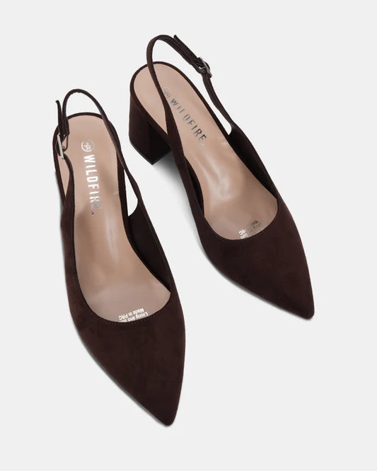 Yvette Mule Suede - BLACK,CHOCOLATE,BEIGE