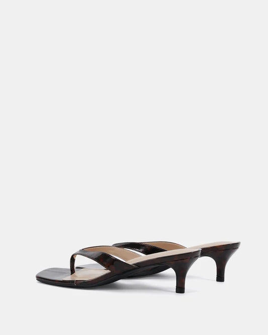 TRIANA THONG HEEL - CHOC BLEND