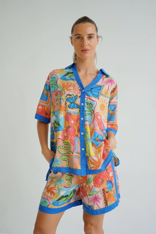 WY-2669/O  TROPICAL DAYDREAM SHIRT