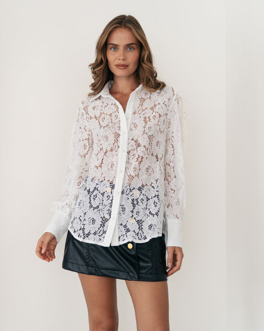 VV11271/O - LACE SHIRT