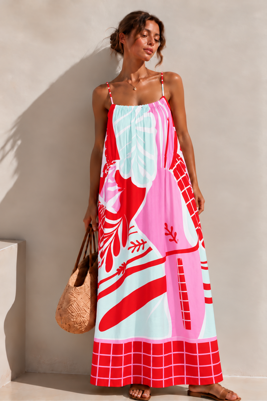 Palm Paradise Maxi Dress - JTL1072-V