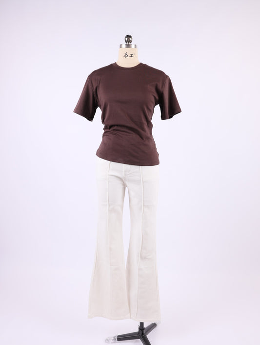 VN25003/h Asymmetrical Tee (4choc,3blk,3wh)