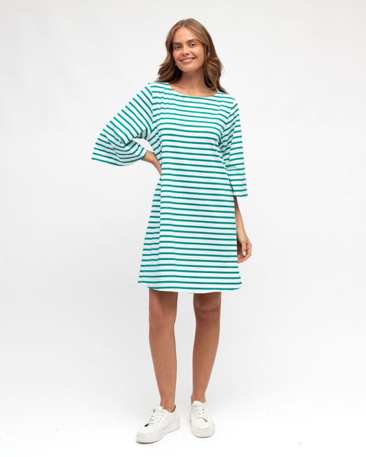 LOL70608/O STRIPE TEE DRESS