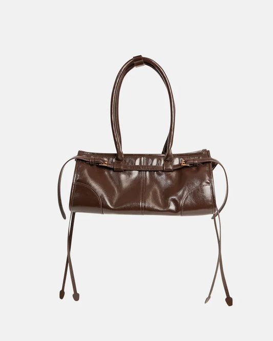Valor Handbag - Black & Chocolate