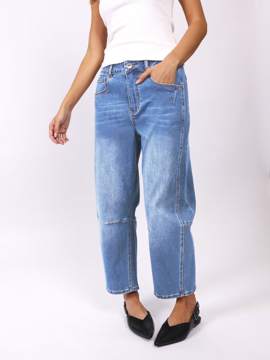 PDN82MJ TONI BARREL JEANS LIGHT BLUE