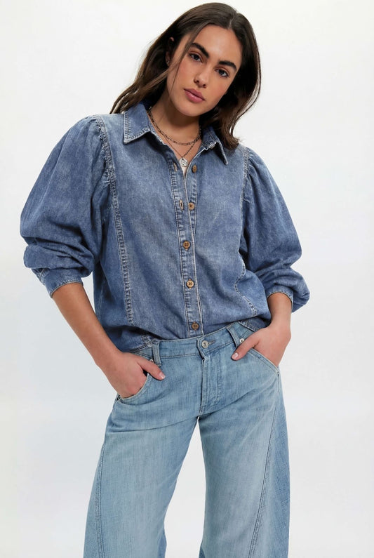 SM_YYNZ_657 - BLUE DENIM SHIRT