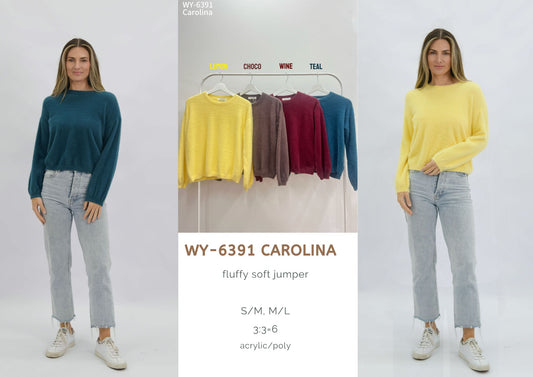 WY-6391 Carolina fluffy soft jumper