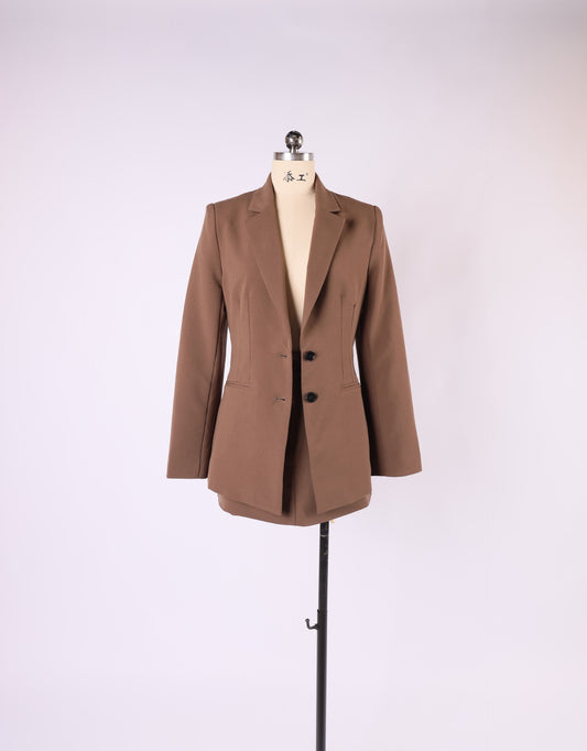 VH23106-A/O CHOCOLATE BLAZER