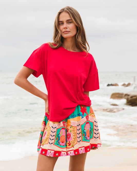 LOLE70684/O CARNIVAL SHORTS