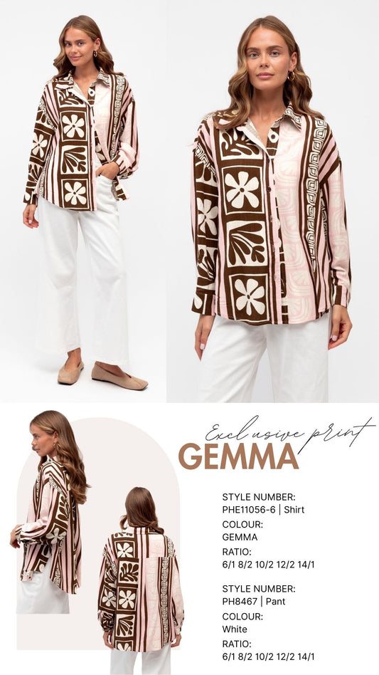 PHE11056-6/O GEMMA SHIRT