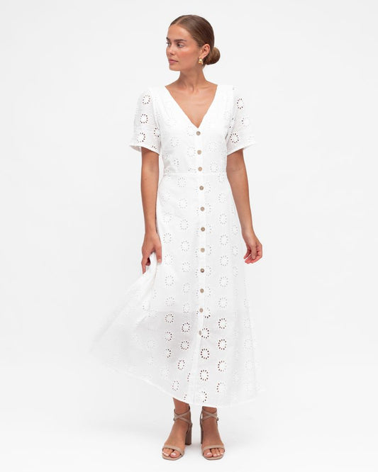 TF10328/O WHITE DRESS