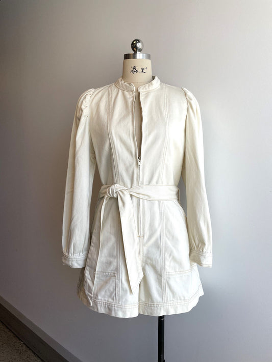 VX23028 /O DENIM PLAYSUIT