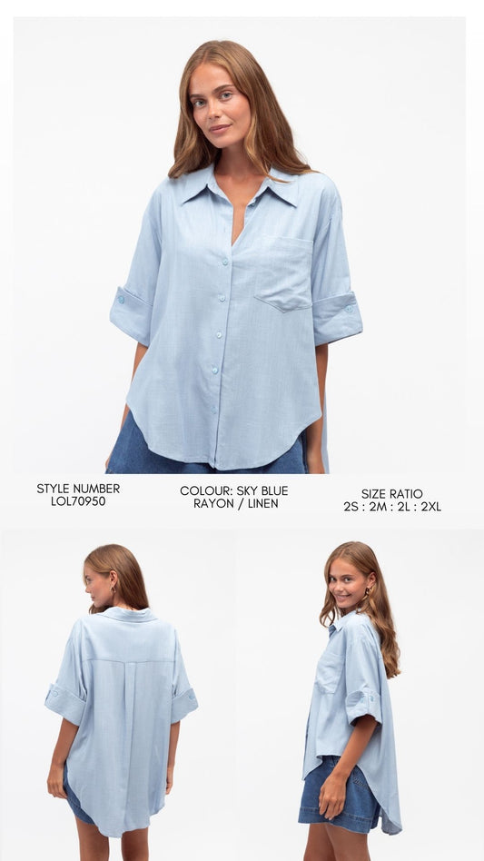 LOL70950/O KARINA OVERSIZED SHIRT