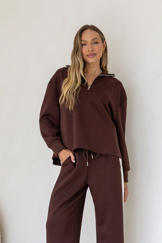 OFF DUTY HALF ZIP SWEAT - JTL0677