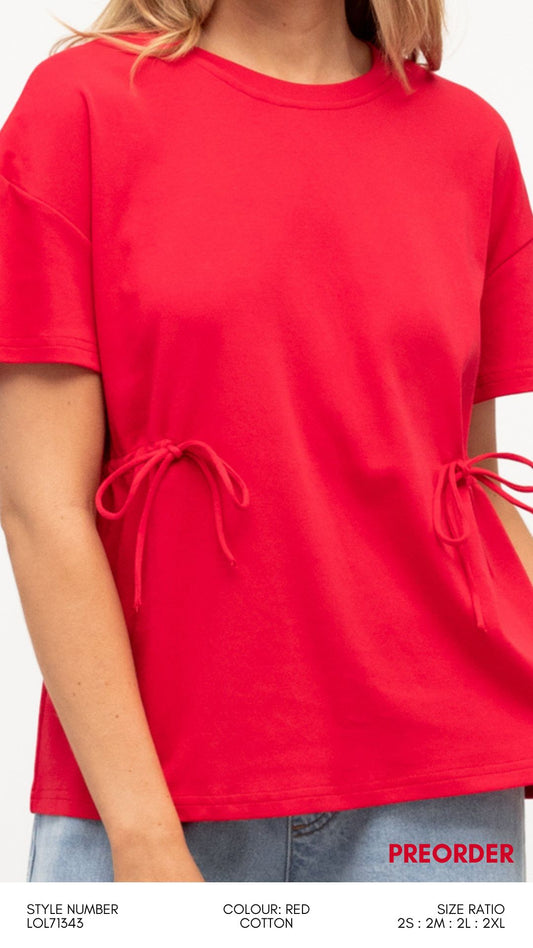LOL71243/O TUCK SIDE TEE