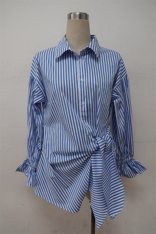 TAULAH SHIRT STRIPE - BTL0432-1