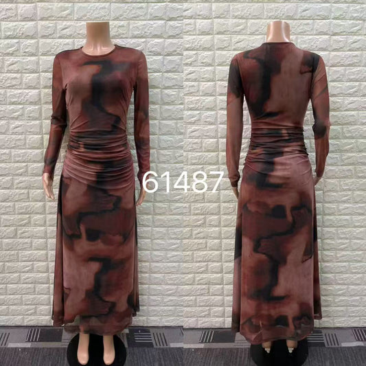 61487/O MAXI DRESS