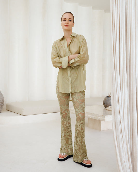 LUNA SHIRT - PP0457 PISTACHIO GREEN